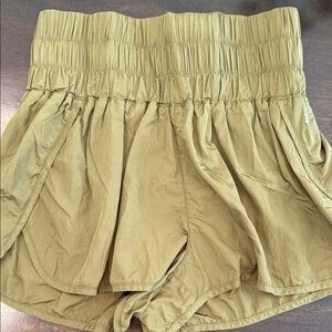 Women's free people movement way home shorts green High-Waisted Shorts
